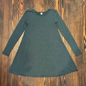 Old Navy Long Sleeve Dress in Dark Green